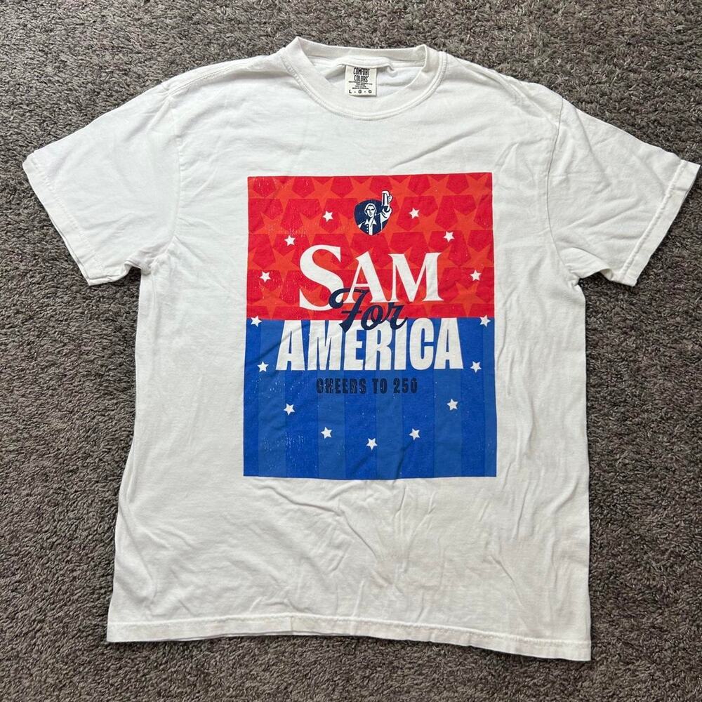 White sam for america cheers